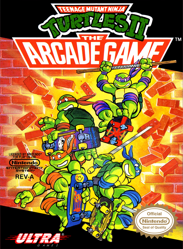 Teenage Mutant Hero Turtles II The Arcade Game [NES]